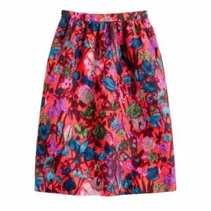 J. Crew Collection Jacquard skirt!